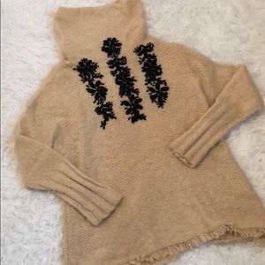 Free People Cowl Neck Tunic Sweater